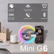 G63 LED Table Lamp with Wireless Charger, Bluetooth Speaker, Sunrise Alarm Clock, and Ambient Lighting