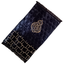 Navy blue quilted foam prayer mat 80x120cm with padded design