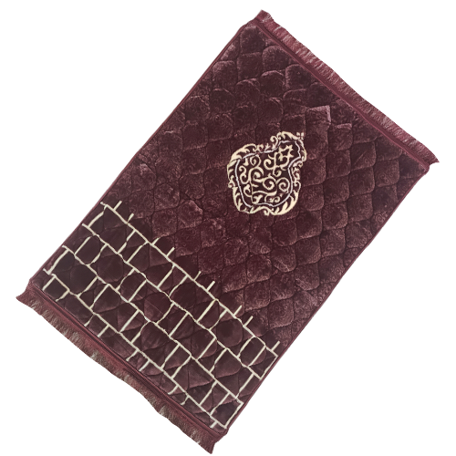 Gelafe Kaaba Prayer Mat- Mehroon