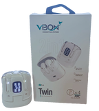 VBON Twin V5.4 2-in-1 ANC wireless earbuds with LED display charging case and box