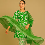 White & Green florat set 5