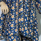 Blue floral design-2