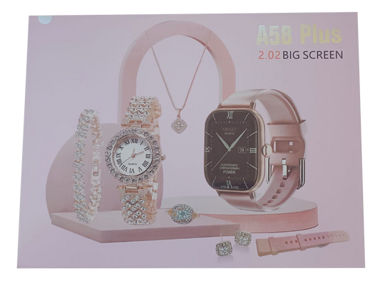 A-58 Plus Smart watch combo