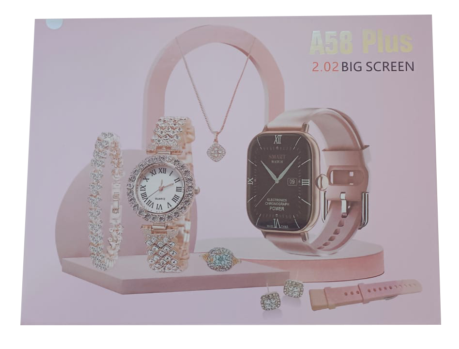 A-58 Plus Smart watch combo