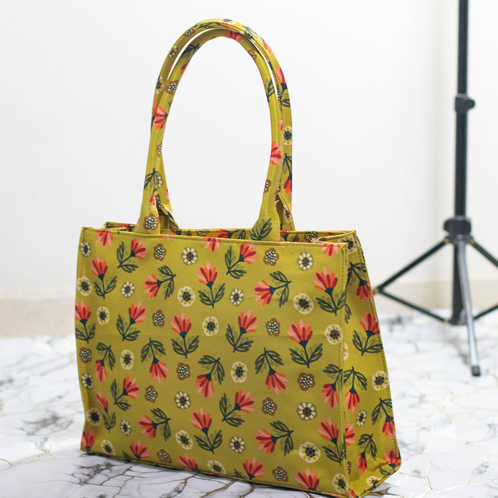 Canvas Bag- Floral Print-2