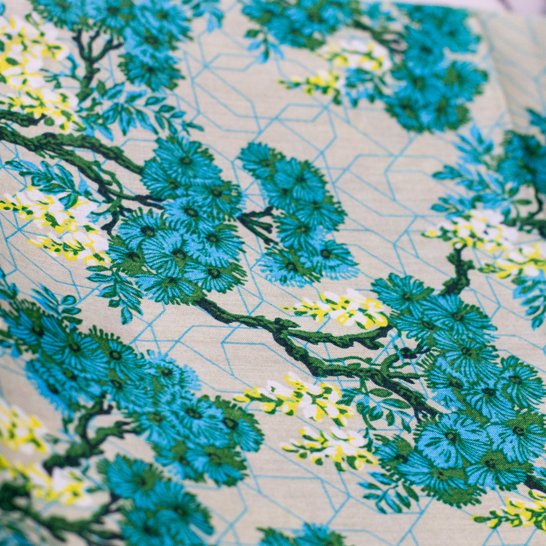 White & Blue Print-8 Secondary image