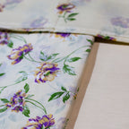 Cream White Floral Print-9