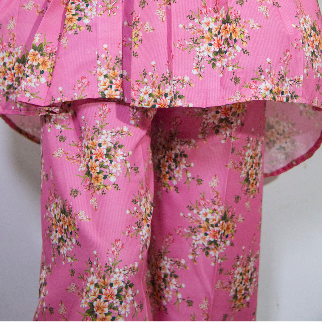 Pink floral design-3