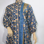 Blue floral design-2