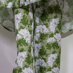 Green floral design-4