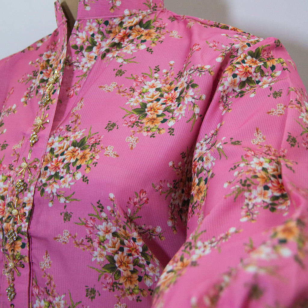 Pink floral design-3