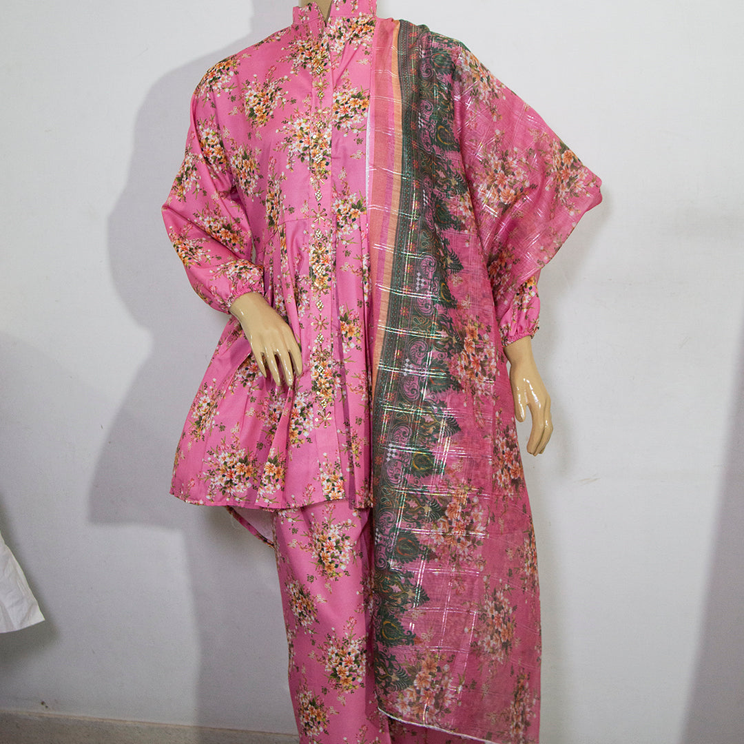 Pink floral design-3