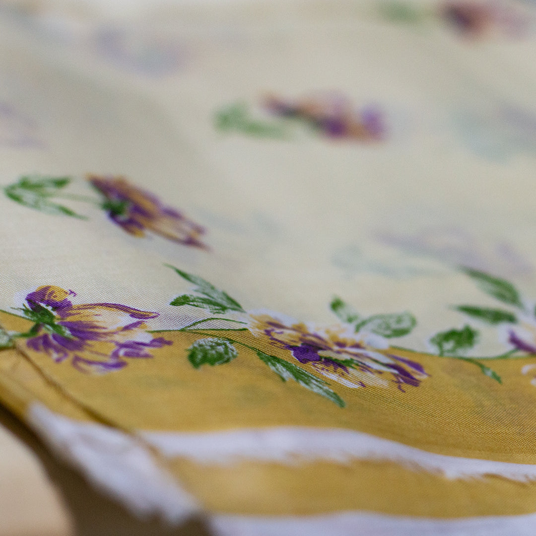 Cream White Floral Print-9