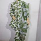 Green floral design-4