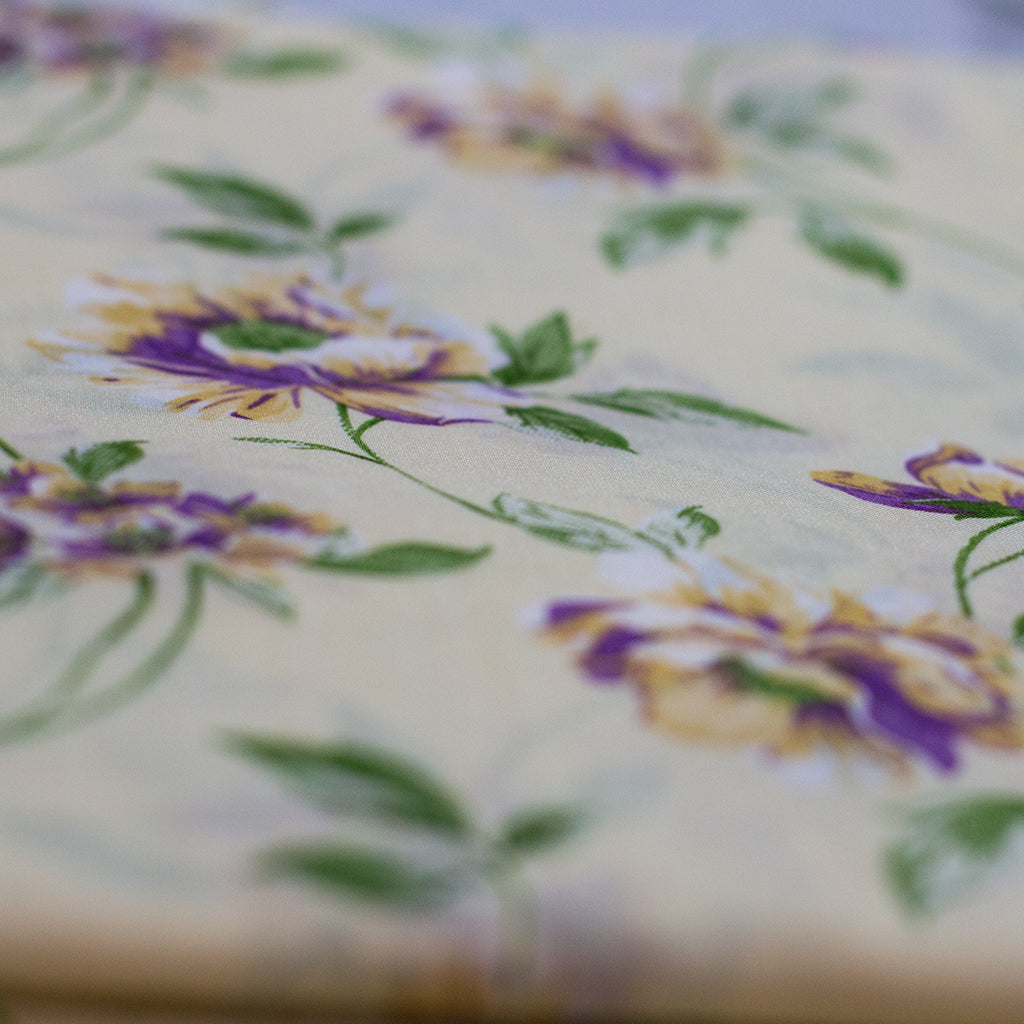 Cream White Floral Print-9