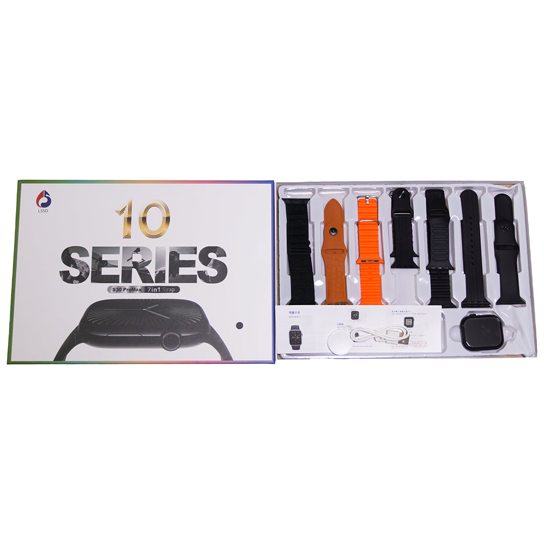10 Series S30 ProMax Smartwatch 7‑in‑1 Straps Secondary image