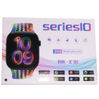 Series 10 MK-X30 smart watch box with colourful braided strap