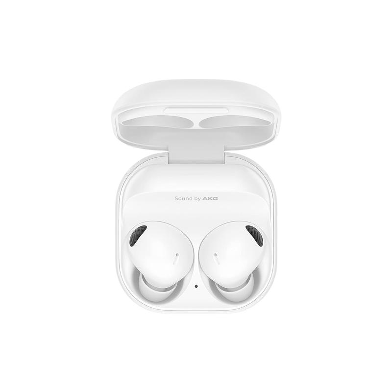 White true wireless earbuds in open charging case Main image