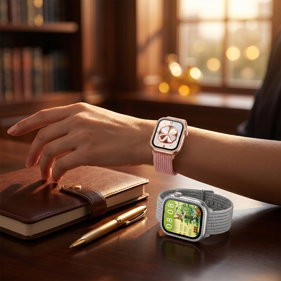 WS-G587 Luxury Smartwatch for Women – Bluetooth Calling, Heart Rate Monitor & Fitness Tracker